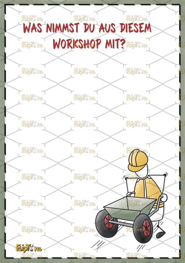 Baustelle Baustelle Hochkant - mit Text