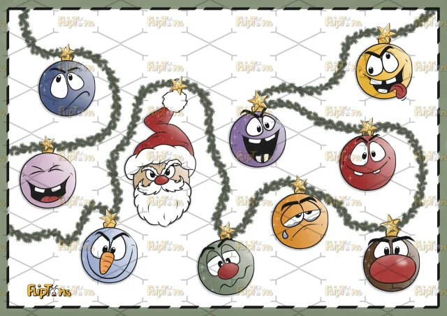 Christbaumkugeln Quer - ohne Text