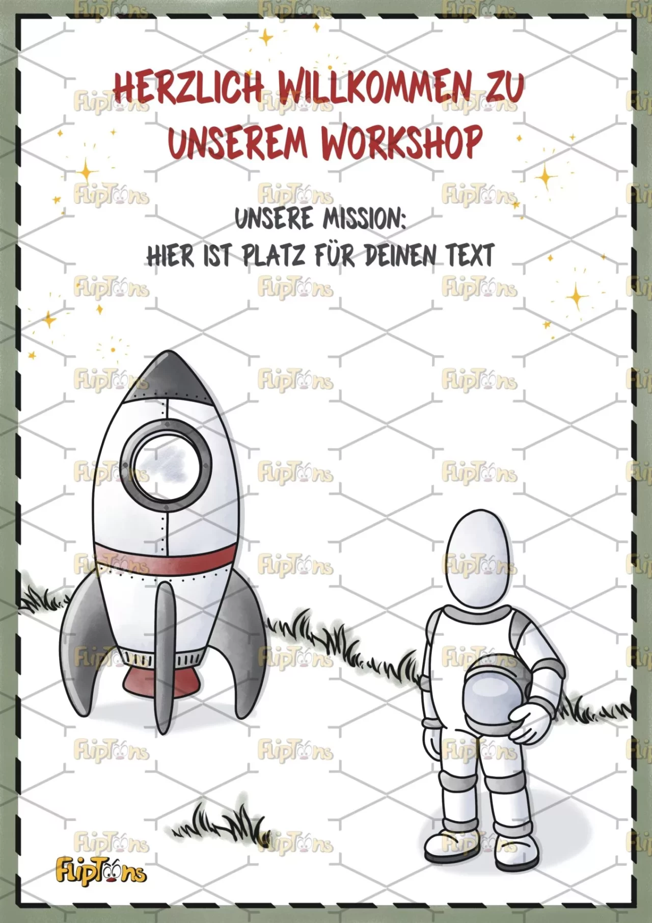 Unsere Mission Hochkant - mit Text